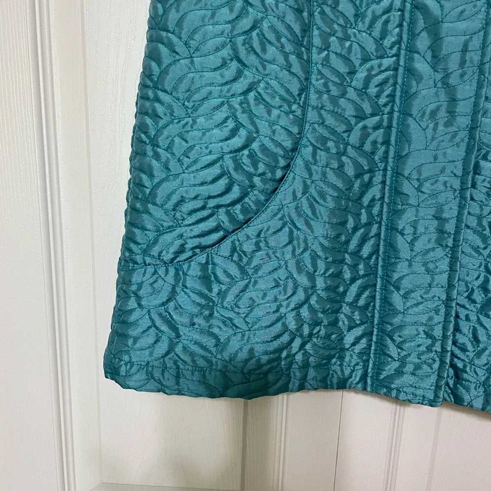 Chico's Teal Quilted Vest